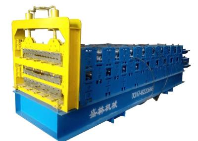 China Three Layers Metal Sheet Forming Machine For Steel Roof Tiles CE ISO Listed for sale