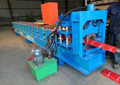 China Colored Glaze Steel Ridge Cap Forming Machine Aluminum 15 Rows Stand for sale