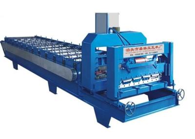 China High Power Roof Panel Roll Forming Machine 3 Phases With 1 Inch Chain Size 4kw power for sale