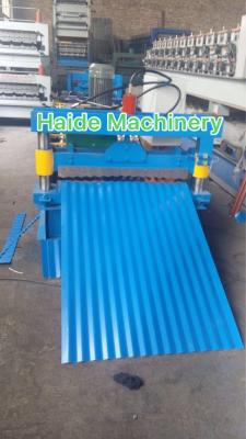 China Metal Color Steel Roll Forming Machine , Corrugated Tile Roll Forming Machine 4KW for sale