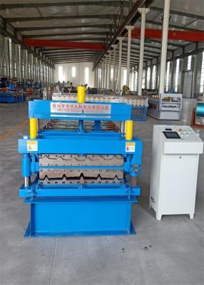 China south africa ibr686 and corrugated 762 roofing machine roll forming machine 4kw power and 5.5kw frequency converter for sale