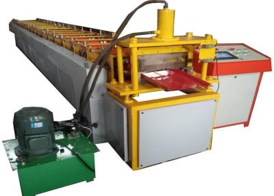 China 380v Ghana Selflock  Roll Forming Machine For 0.3-0.7 Coil With 3 Ton Manual Decoiler for sale