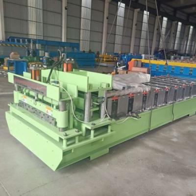 China Siemen PLC Control System Glazed Tile Roll Forming Machine Roller Diameter 75mm for sale