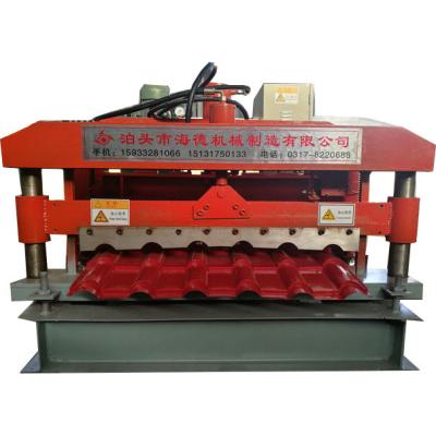 China 4kw 800 Color Steel Roll Forming Machine 1'' Chain Converter Board Thickness 18mm for sale