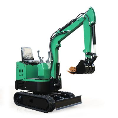 China Factory Competitive Price 1 Ton Home Farm Use Mini Excavator Small Digger For Sale for sale