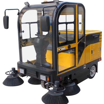 China Manufacturer Supply Suction Sweep Workshop And Jet Combination Loader Small Road Sweeper Car for sale