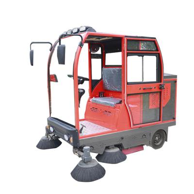 China Hot Sale Hotels Compact Structure, Flexible Operation Sophisticated Technology Sit Large Electric Road Closed Sweeper for sale