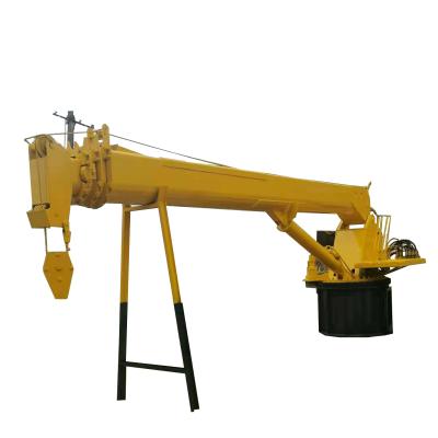 China Other 360 Degree Crane 3T 16t Hydraulic Rotary Hydraulic Rotary Marine Deck Crane Port Crane Cargo Handling for sale