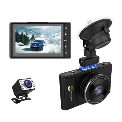 China Wifi 3 Inch Car Dash Camera 6G Super Magnetic Mount Wide Angle Night Vision Lens Driving Camcorder Rear 1080P Dual Camera Recorder for sale