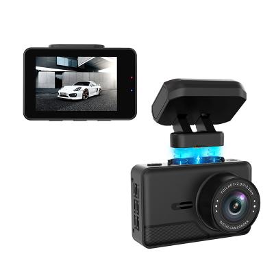 China 2.35 inch dashcam data vehicle real FHD 1296P dual magnetic wifi car travel dvr H12 hidden support front lens black box private design for sale