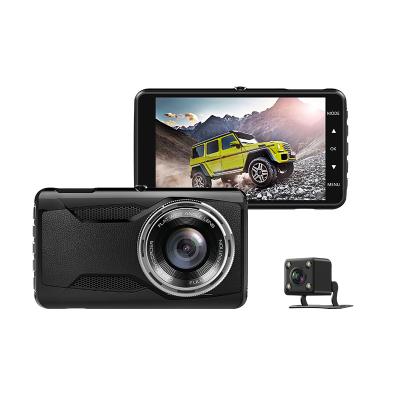 中国 Generalplus Black Box FHD 1080p Real Car Travel Camera 4 Inch IPS Display Dual Lens Driving Dash Camera Vehicle Front And Rear View Camera 販売のため