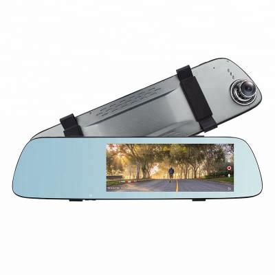 China Optional Wifi / Dual Lens Mirror DVR 1080P Dash Camera T709 Rear Lens With 7.0 IPS Touch Screen en venta