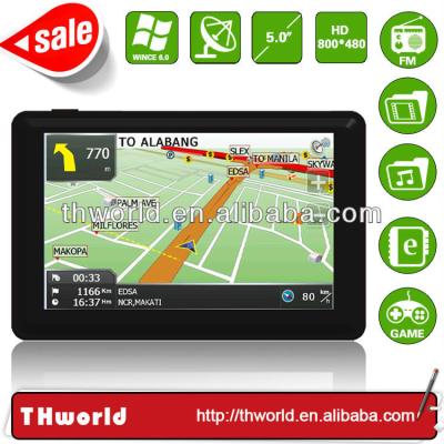 Chine Motor vehicle wholesale control no. 5 Inch SAT NAV Satellite Navigator Model K50 With MSB 2531 CPU 800MHz 4GB Memory à vendre