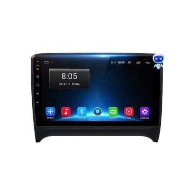 China 4G GPS Car Radio Multimedia Player Cam Android 10.0 WIF 4G+64G Dual ADAS TPMS for Audi TT MK2 2006 - 2014 gps navigation no dvd 2din for sale