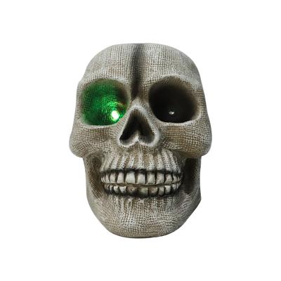 China Europe Mexico Outdoor Light Halloween SkuII Skeleton Figurine for Garden Decoration for sale