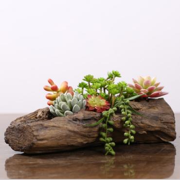 China Wholesale Green Europe Flower Pot Flower Plant Resin Decoration Crafts Decoration for sale