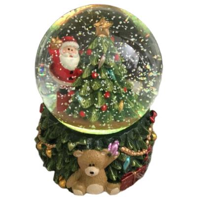 China Europe Make Your Own Father Christmas Tree LED Light Up Gisela Graham NC Snow Globe Religious Resin Angel Color Custom Model; FUJ ZZX1 for sale