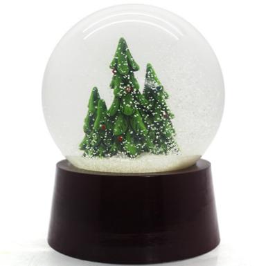 China 2018 Europe Christmas Snowball Tree Snow Globe for sale