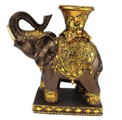 China Custom Statue Elephant Candle Holder From Europe for sale