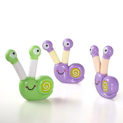 China Popular Telescopic Snail Decompression Tube Lightweight Decompression Stretch Whistle Glowing Snail Tubes Wiggle Toys Worry Lives Toy for sale