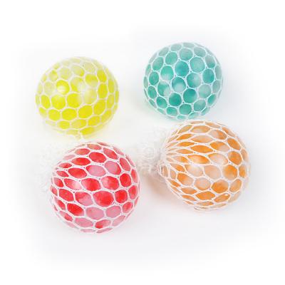 China Popular Tpr Sensory Squeeze Sliver Water Balls Durable Squeeze Squeeze Squeeze Toy Super Soft Squeeze Balls For Kids&Adults Relax for sale