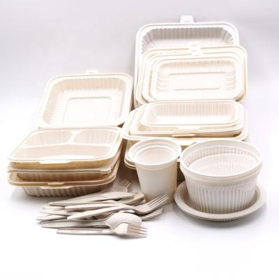 China Eco-frinendly cornstarch disposable tableware for sale