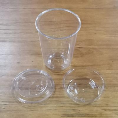 China Recyclable Pet Plastic Disposable Cup for sale