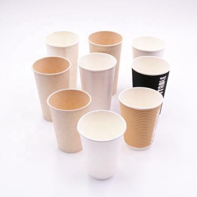 China Eco - Friendly Disposable Biodegradable Bagasse Paper Pla Lined Cup for sale