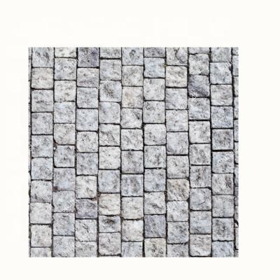 China Traditional Gray Pavers 10x10 Driveway Cobblestone Granite Paving Stone for sale