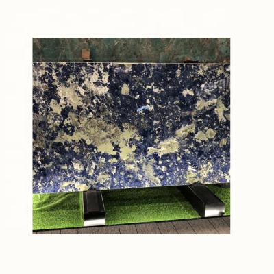 China Modern luxury blue stone marble slabs for luxury hotel interior decoration for sale