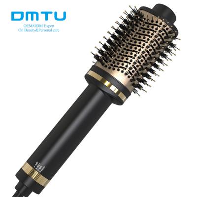 China Ionic 3 IN 1 Hot & Gold Professional Styler Volumizer Airbrush One Step Hair Dryer for sale