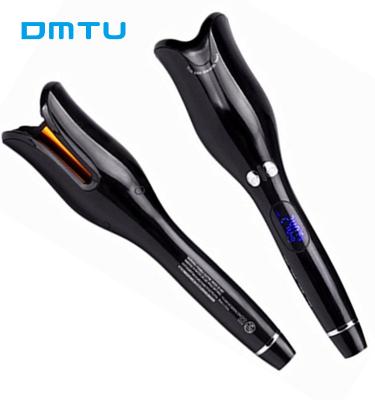 China Ceramic Multifunctional 2 in 1 Automatic Hair Styler Ceramic Black Curling Curler for sale