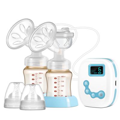 China BPA Free Intelligence Dual Free Material Breast Pump, Multiple Filling Modes Optional for sale