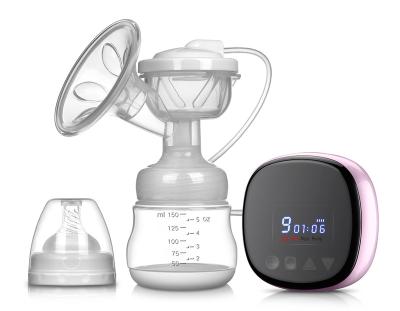 China Hot Selling BPA Free LED Display Concise Design Food Grade Portable Smart Breast Milk Pump for sale