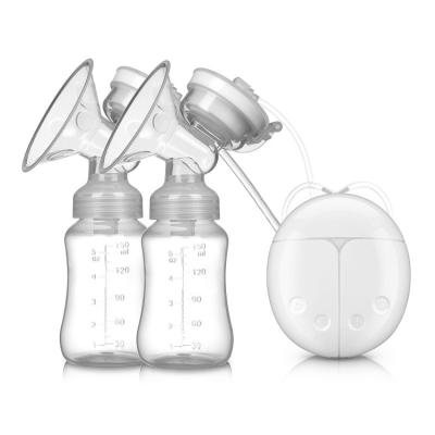 China BPA Free Electric Suction Free Strong Mum Breastfeeding Pain Free Double Massager Pump Breast Mute Extractor for sale