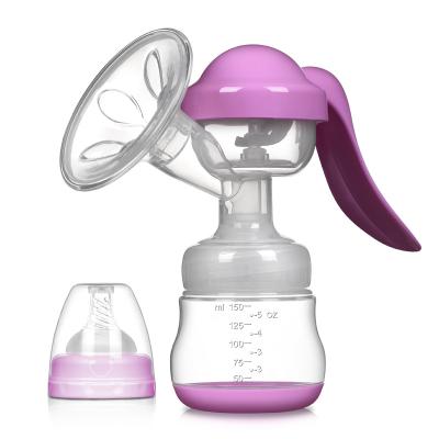 China BPA Free Baby Care Medical Grade BPA Free Manual Breast Pump With Nipple Cover for sale