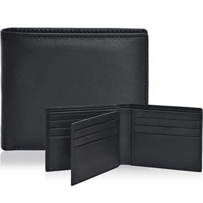 China Slim Genuine Leather RFID Blocking With Front Pocket Wallet For Men for sale