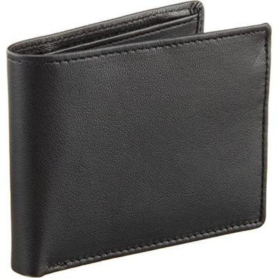 China Genuine Leather RFID Slimfold Wallet With Bifold Closure For Men for sale