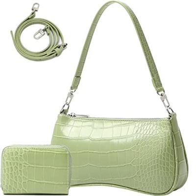 China Durable Shoulder Bag For Women Pinch Small Crocodile Clutch Fashion Mini Handbag With Cross-body Strap for sale