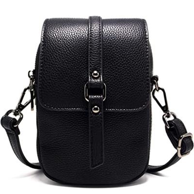 China Durable Cross - Body Leather Phone Bag For Women With Cell Phone Shoulder Bags Card Purse for sale