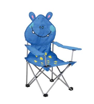 China 2021 Traditional Outdoor Metal Folding Metal Camping Hippo Chair Kids Sopop Beach Kid Steel Chair Fishing for sale