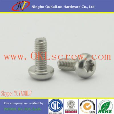 China Stainless Steel Torx Pan Head Machine Screws for sale