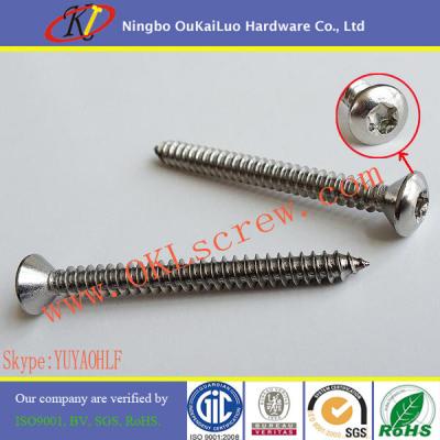 China Stainless Torx Drive Oval Head Sheet Metal Screws for sale