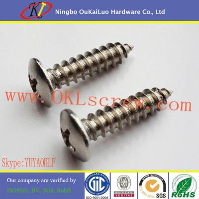 China Stainless Steel Mushroom Head Self Tapping Screws for sale