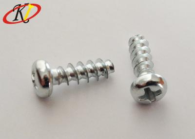 China White Zinc Cross Recessed Pan Head PT Thread Screws for Thermoplastic for sale