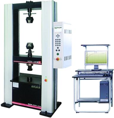 China Double controlled electronic universal testing machine WDW-100E 200 for sale