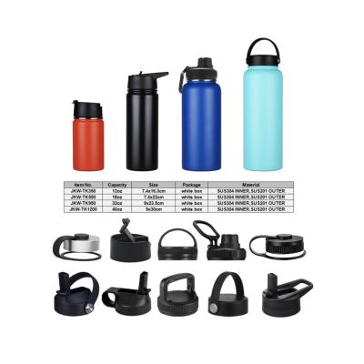 China 12oz 18oz 32oz Sustainable Water Bottle Stainless Steel Vacuum Insulated Beer Outdoor Sport Flask Custom Logo for sale