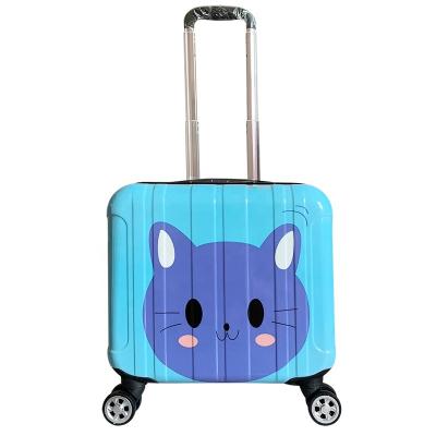 China PC Design Your Own PC Clear Transparent Front Shell Suitcase Personalized Luggage Printing Suitcase Set for sale