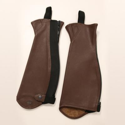 China English Chaps Riding Chaps Wholesale Equine Equestrian Equipment Genuine Leather High Quality Riding Products Chaps for sale