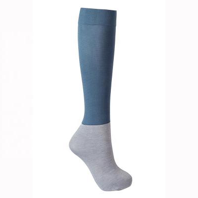 China Wholesale Custom Knocks Logo Customize Knee High Performance Men's Sporting Goods Horse Riding Women's Equestrian Stocking Sock Jumper socks-1 for sale